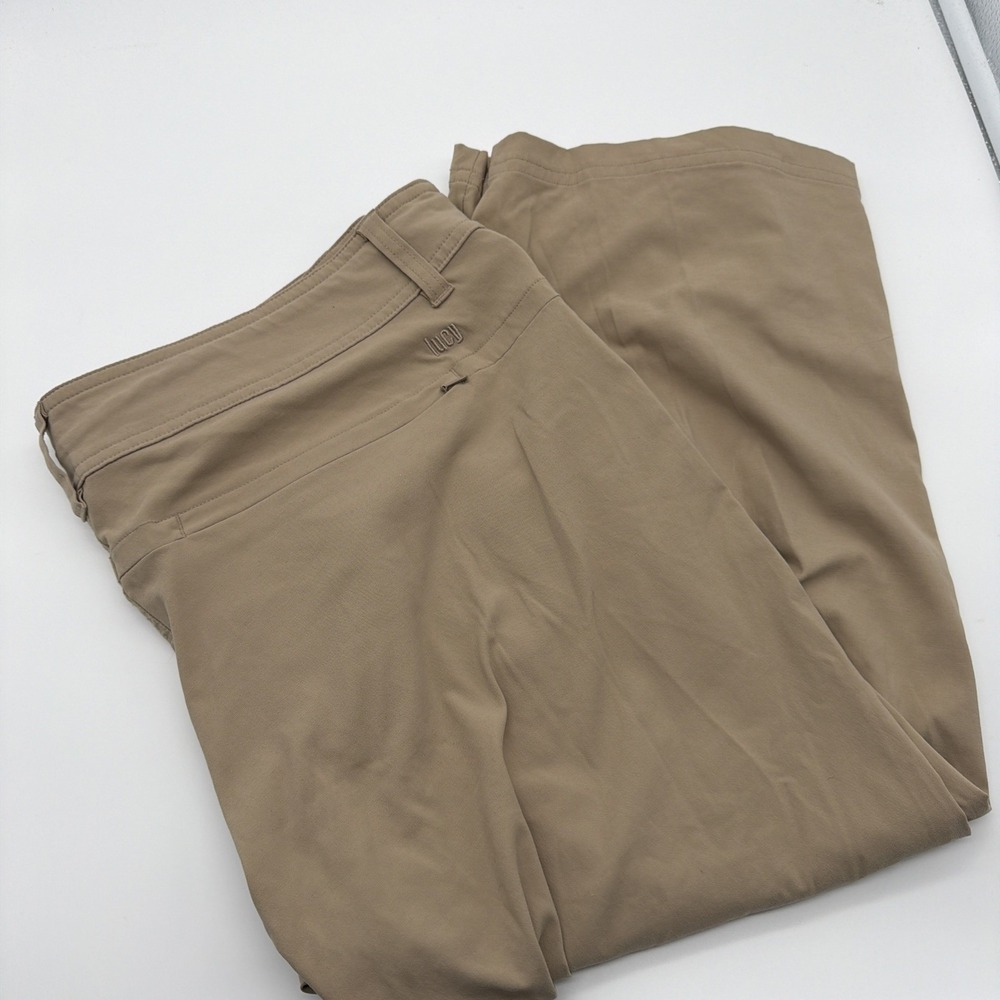 Lucy Cropped‎ Hiking Pants Womens Large (34 X 21)  Khaki Gorpcore Lightweight